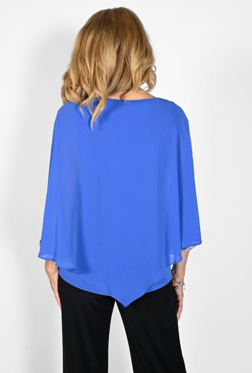 FL 232141 Blue Event Top