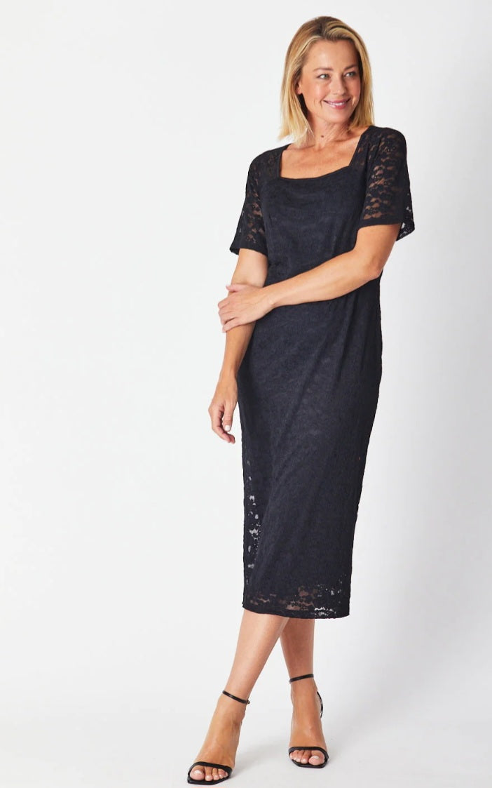 Cordelia 29305 Black Lace Dress
