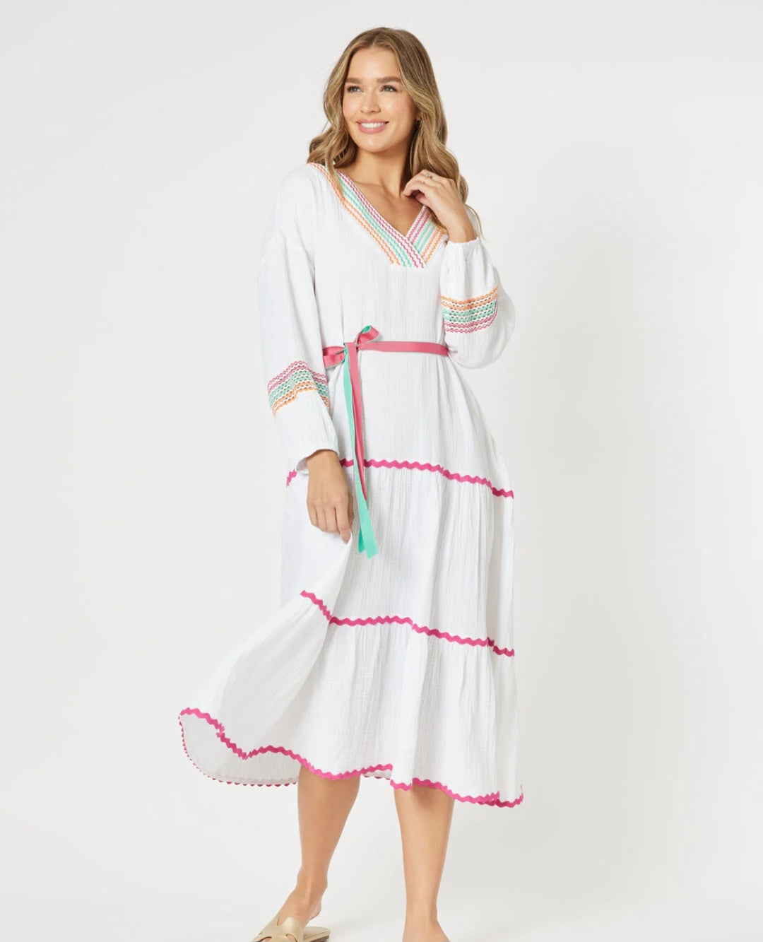 Threadz 45968 White Dress