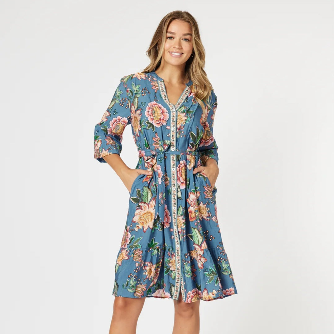 Threadz 47129 Print Dress