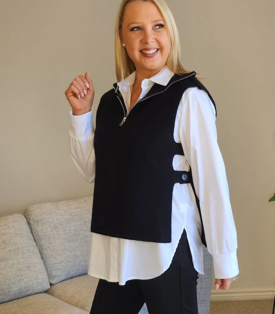 Threadz 46699 Black Vest