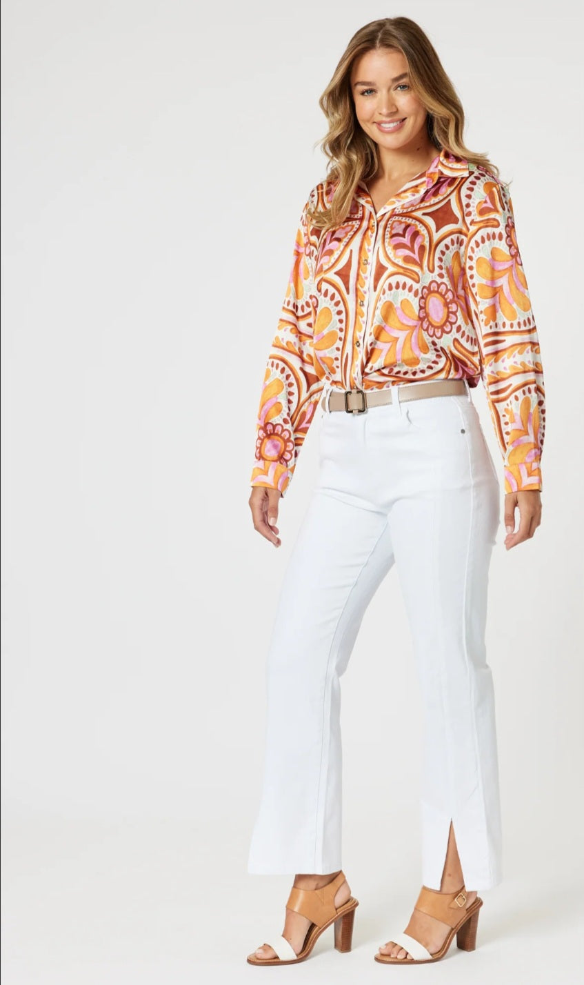 Threadz White Jean