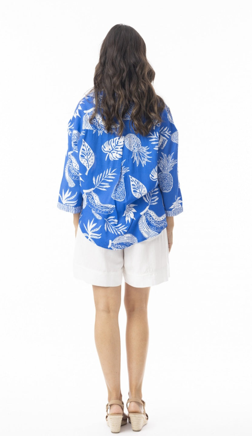 Orientique 12264 Comodoro Print Top