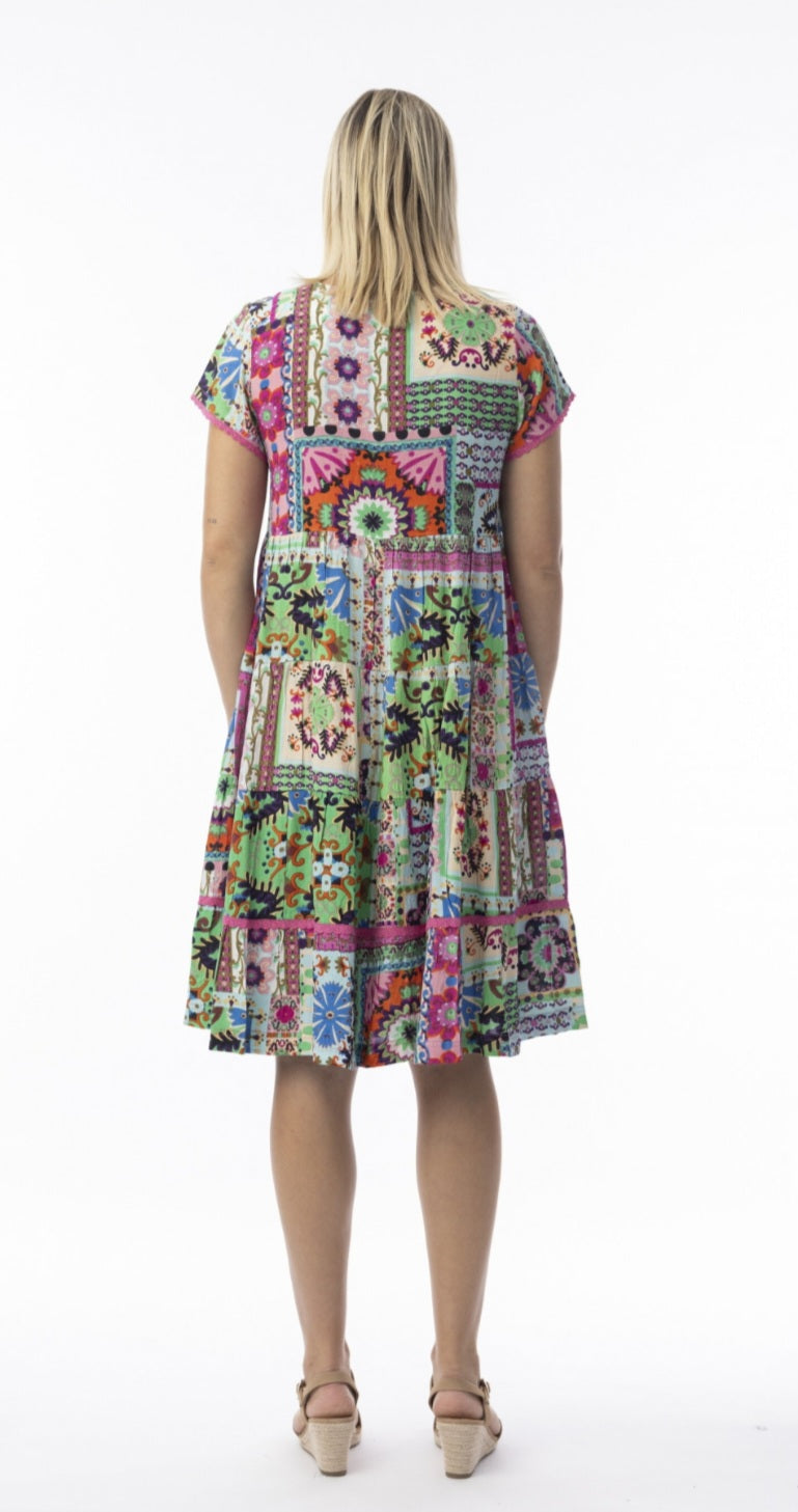 Orientique 61739 Sao Bento Print Dress