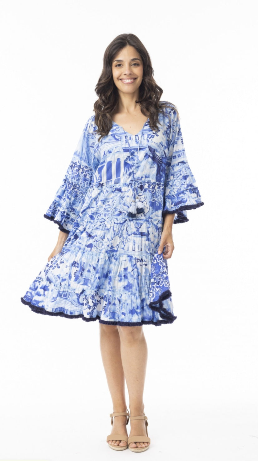 Orientique 40188 Okayama Print Dress