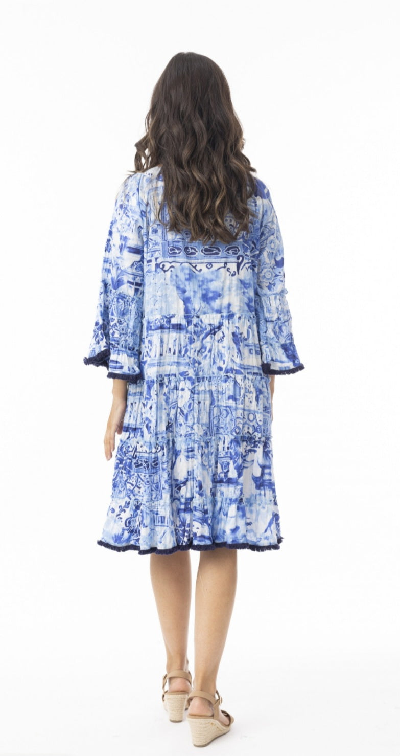 Orientique 40188 Okayama Print Dress