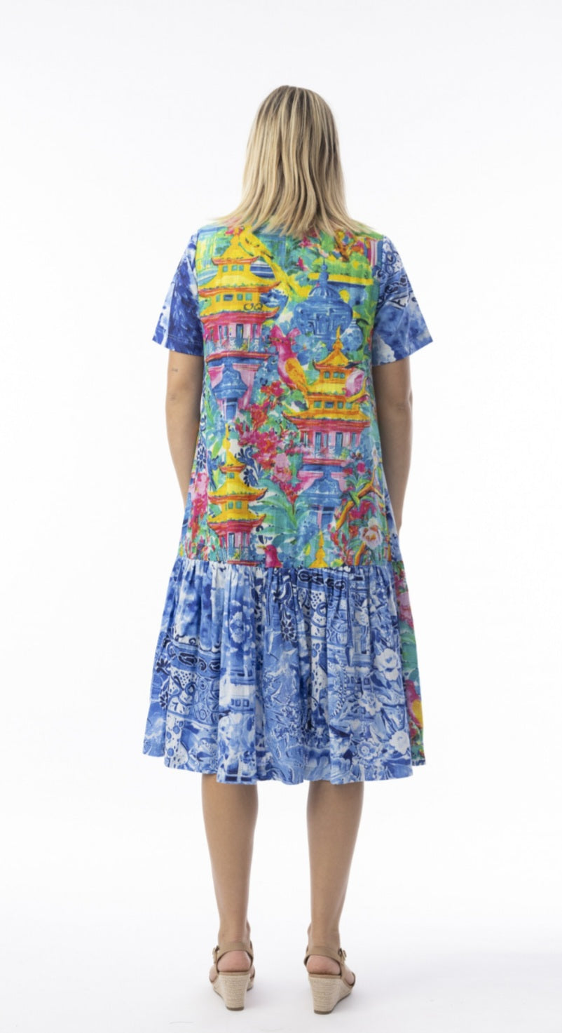 Orientique 40190 Okayama Print Dress