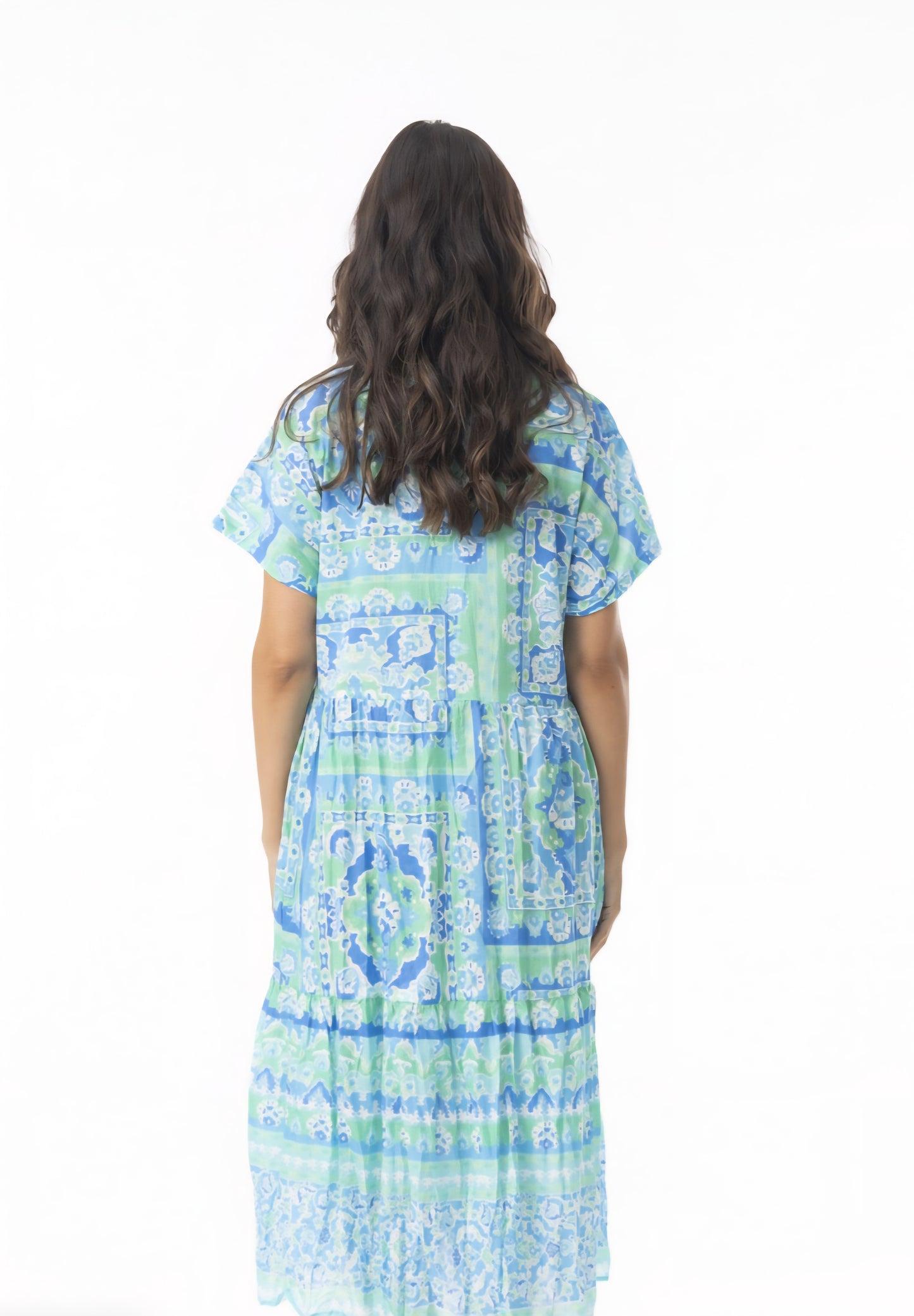Orientique 10069 Montevideo Print Dress