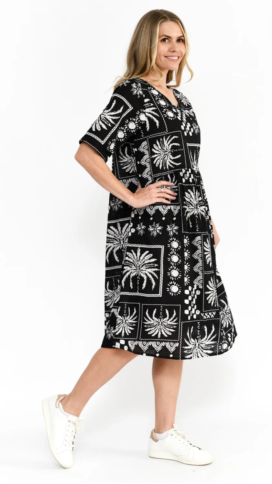 One Summer 98J Yvonne Print Dress