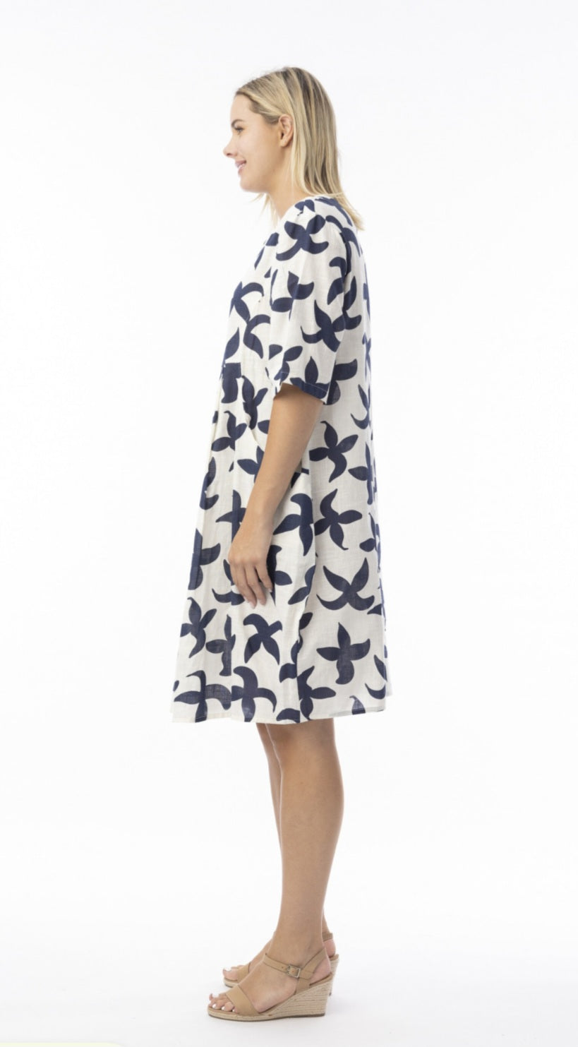 Orientique 40195 Nazca Print Dress