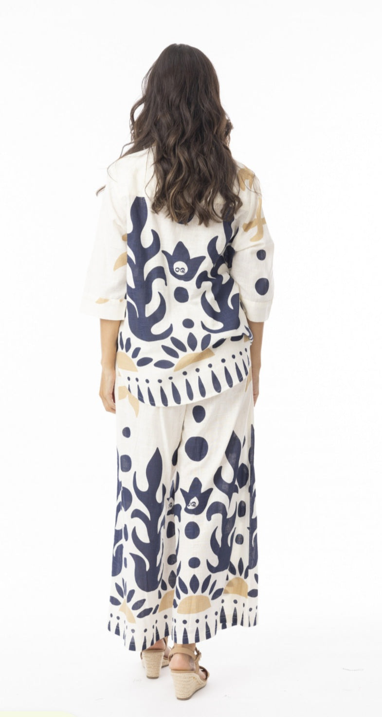 Orientique 42190 Nazca Print Top