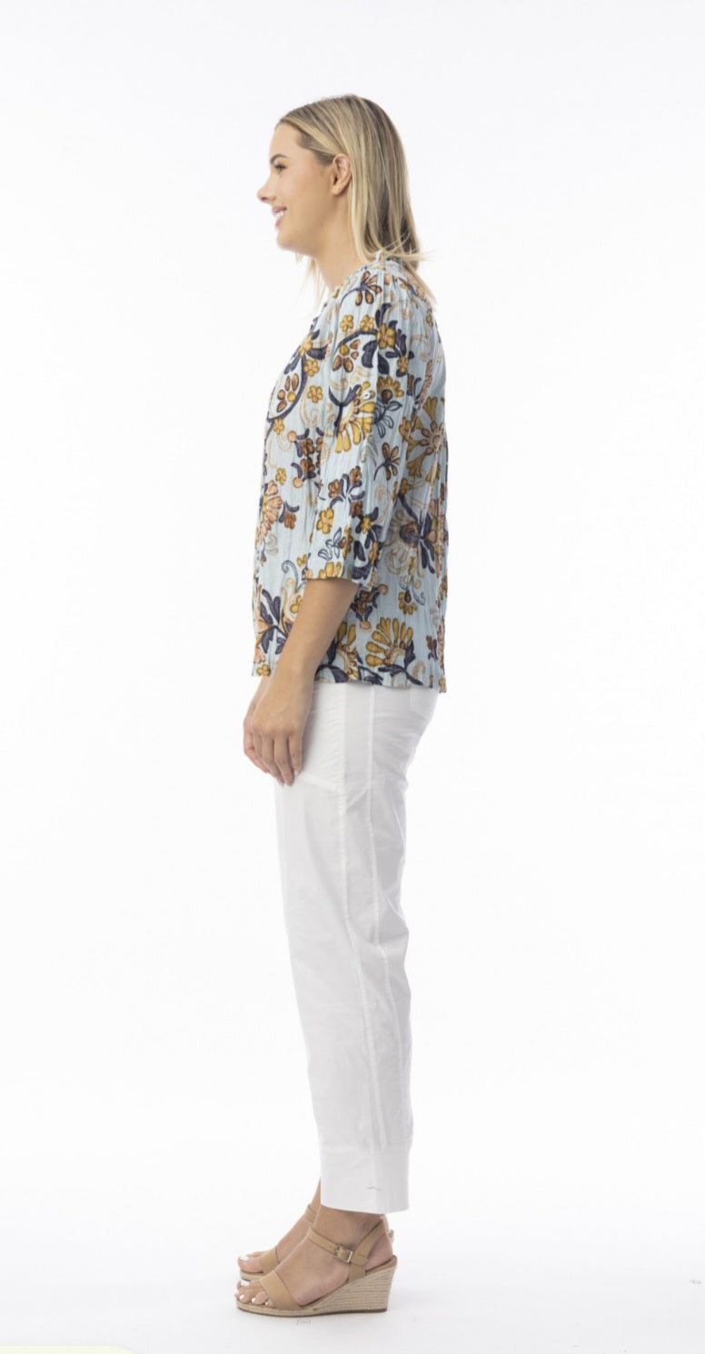 Orientique 62752 Macieo Print Top
