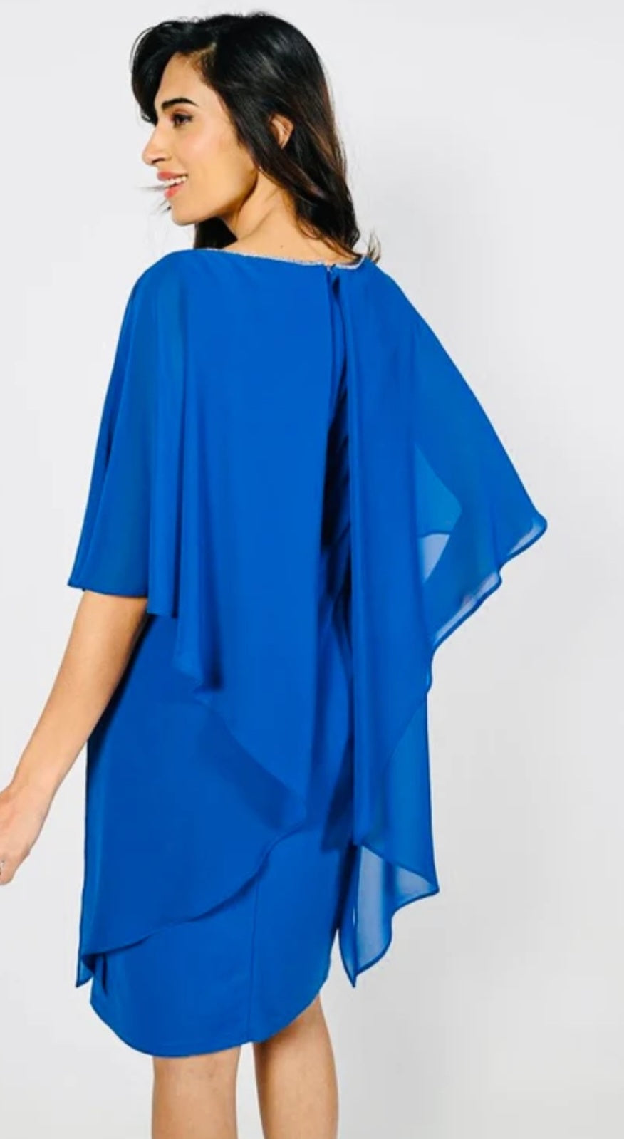 FL 229126 Blue Event Dress