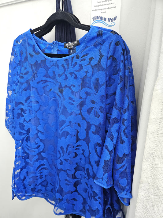 Yesadress Blue Top