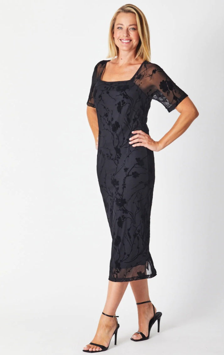 Cordelia 293050 Black Lace Dress
