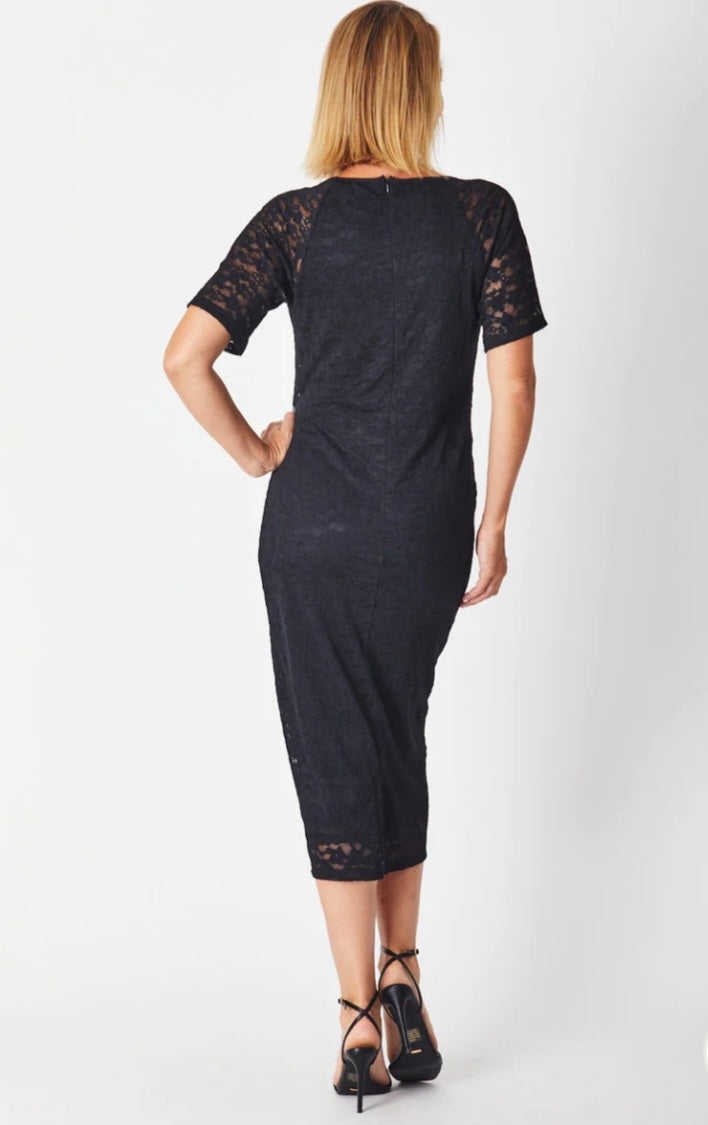 Cordelia 29305 Black Lace Dress