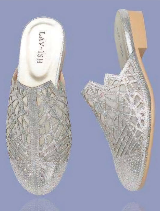 Lavish Silver Shoe