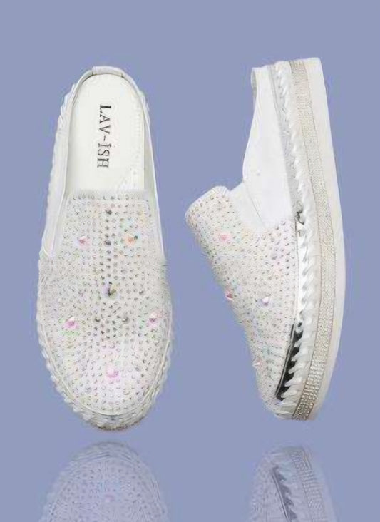 Lavish White Shoe