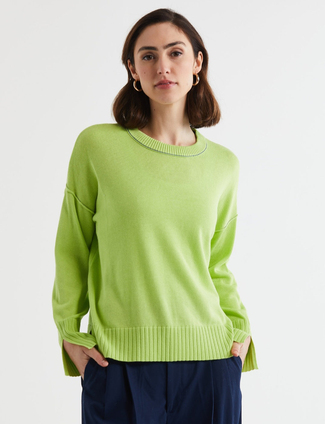 ld+c 7161 Lime Green Jumper