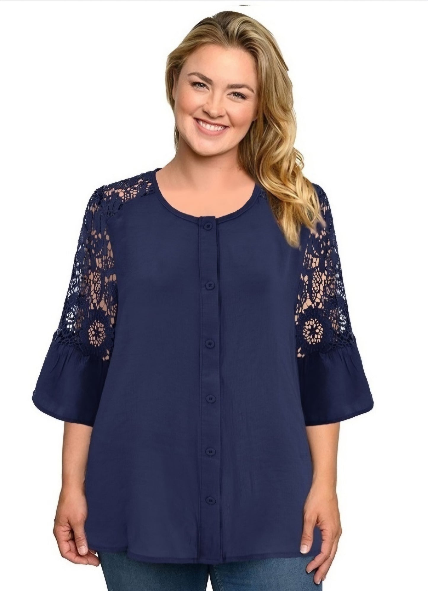 Elegant 2733 Blue Top