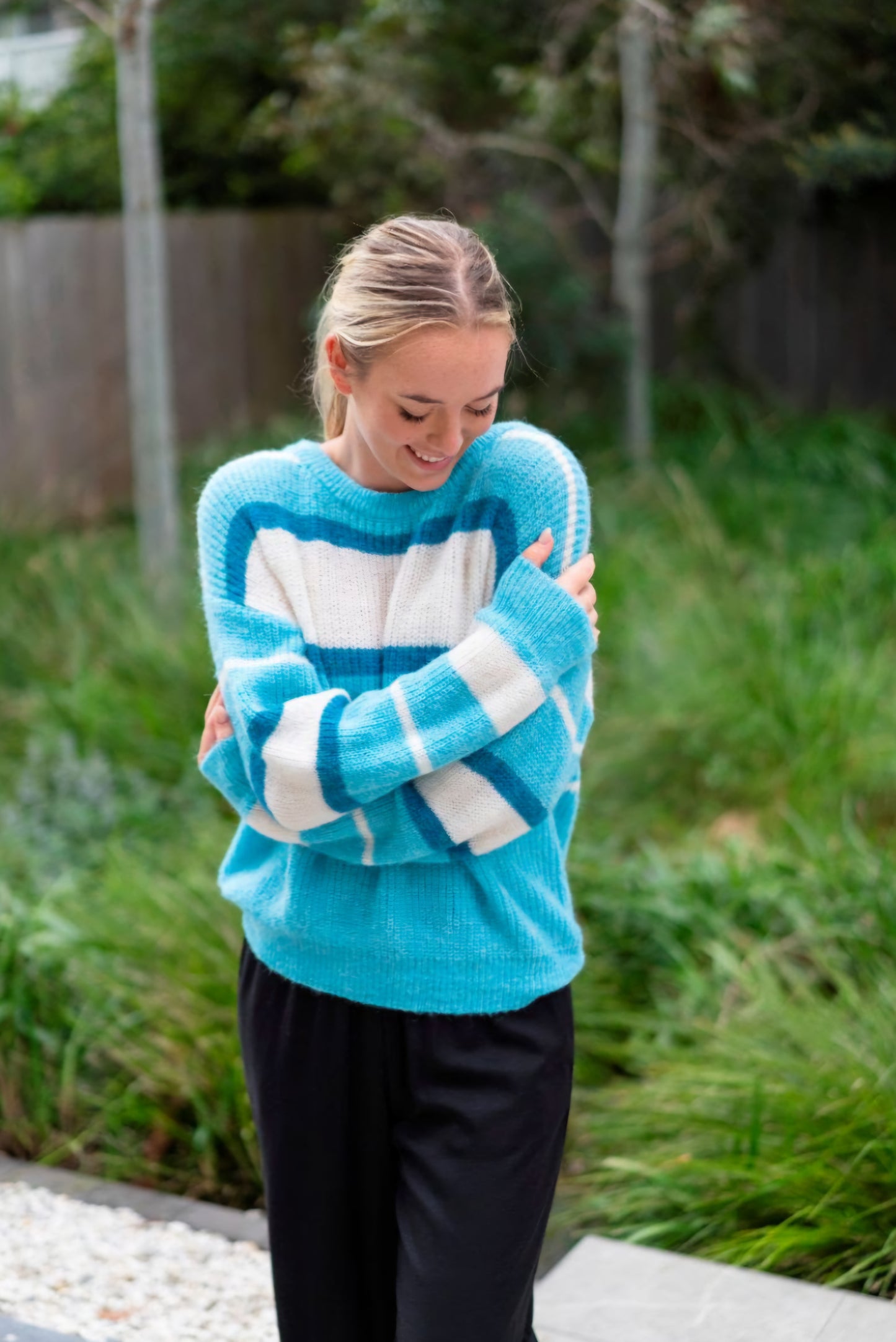 Silver Wishes 3320 Stripe Jumper