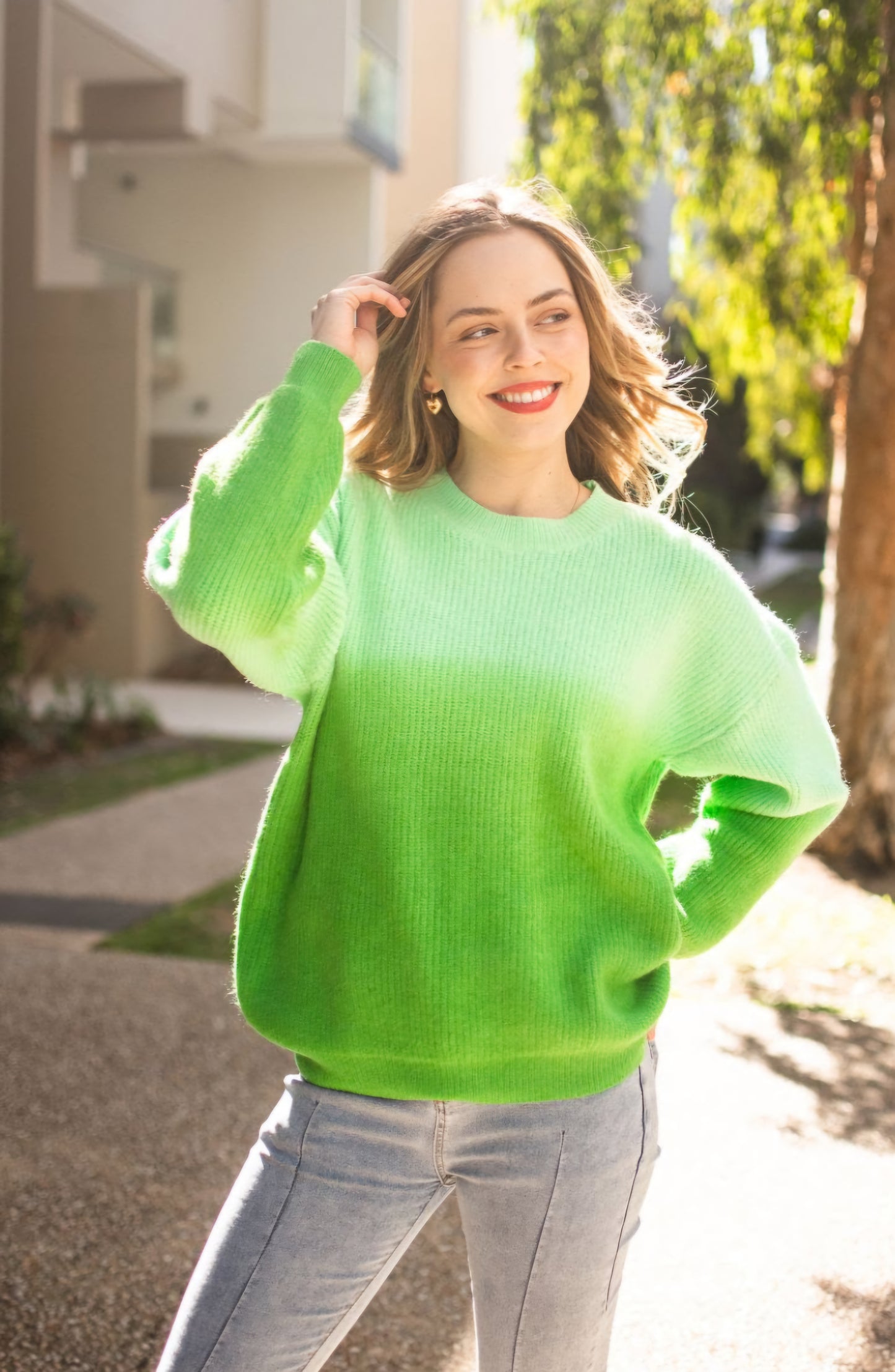 Fria 3297 Green Jumper