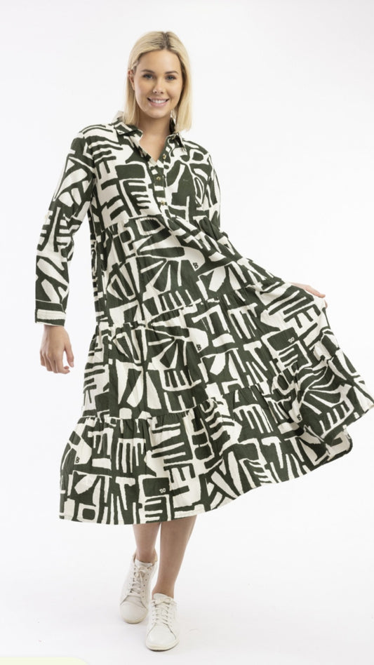 Orientique 20072 Print Dress