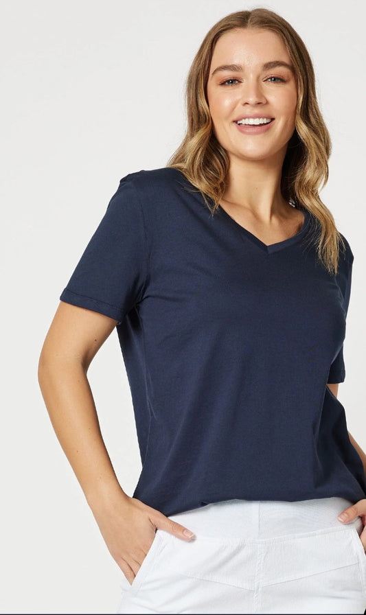 Threadz 36035 Navy Top