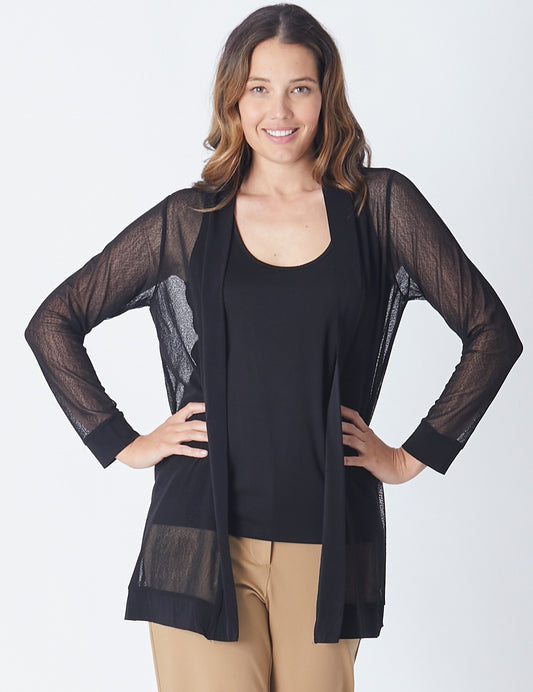 Cordelia 27288 Black Mesh Jacket