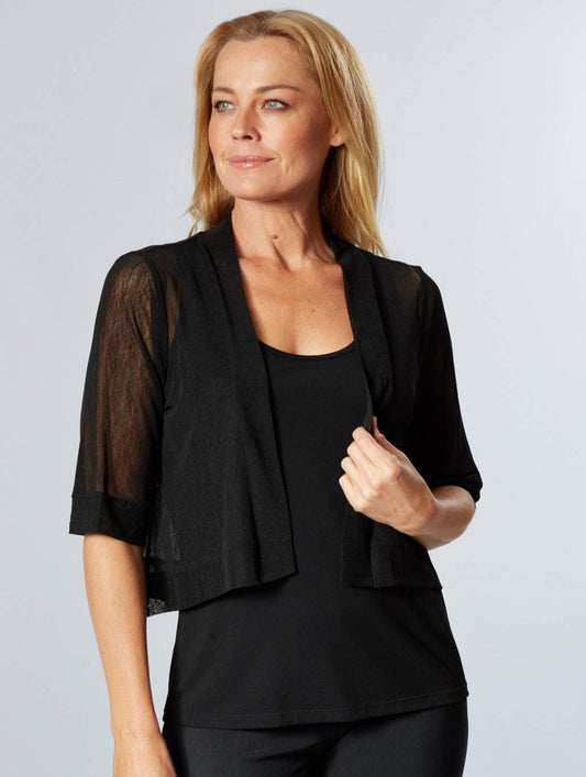 Cordelia 25929 Short Black Mesh Cover All