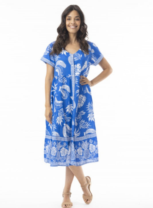 Orientique 10060 Comodoro Print Dress