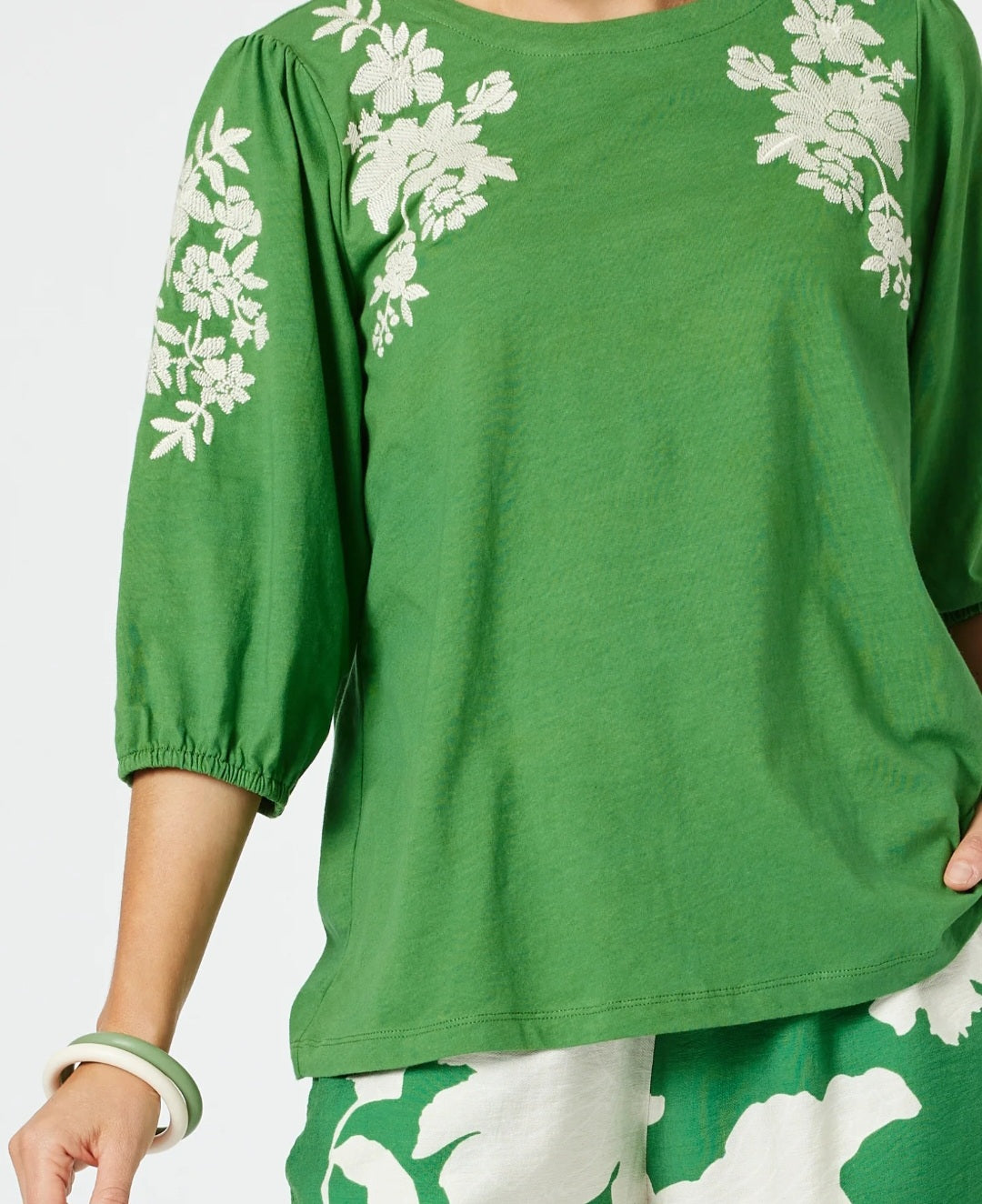 Clarity 47849 Embroidered Top