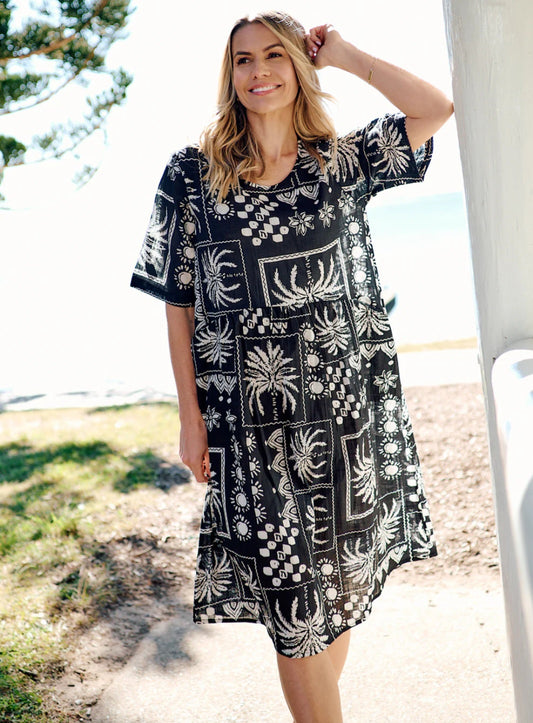 One Summer 98J Yvonne Print Dress