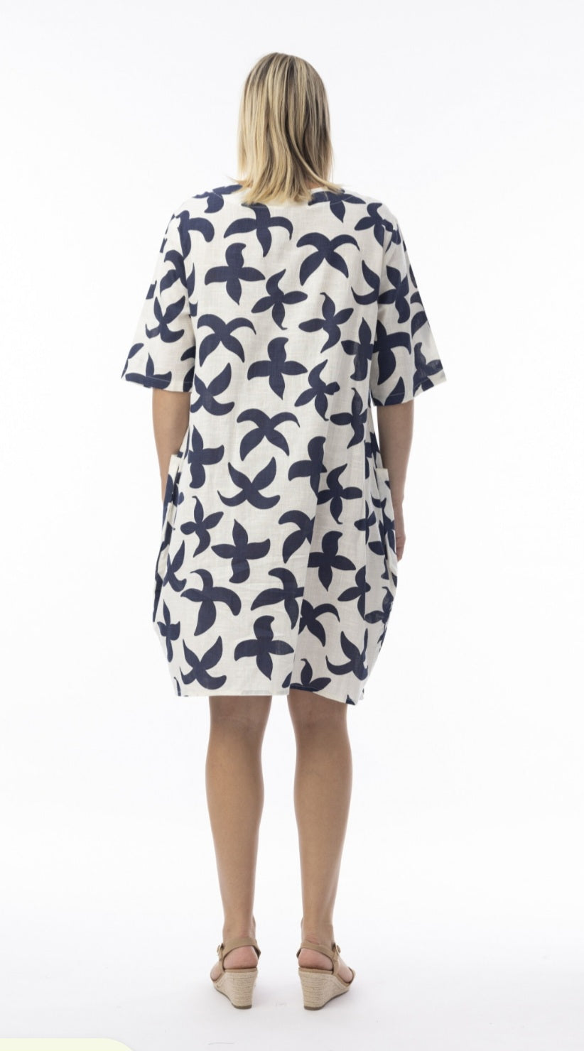 Orientique 40195 Nazca Print Dress