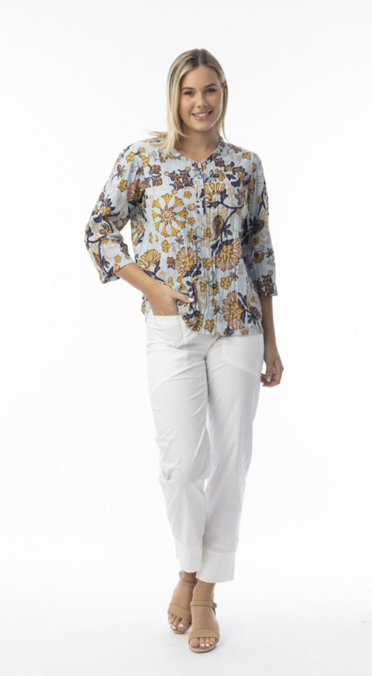 Orientique 62752 Macieo Print Top
