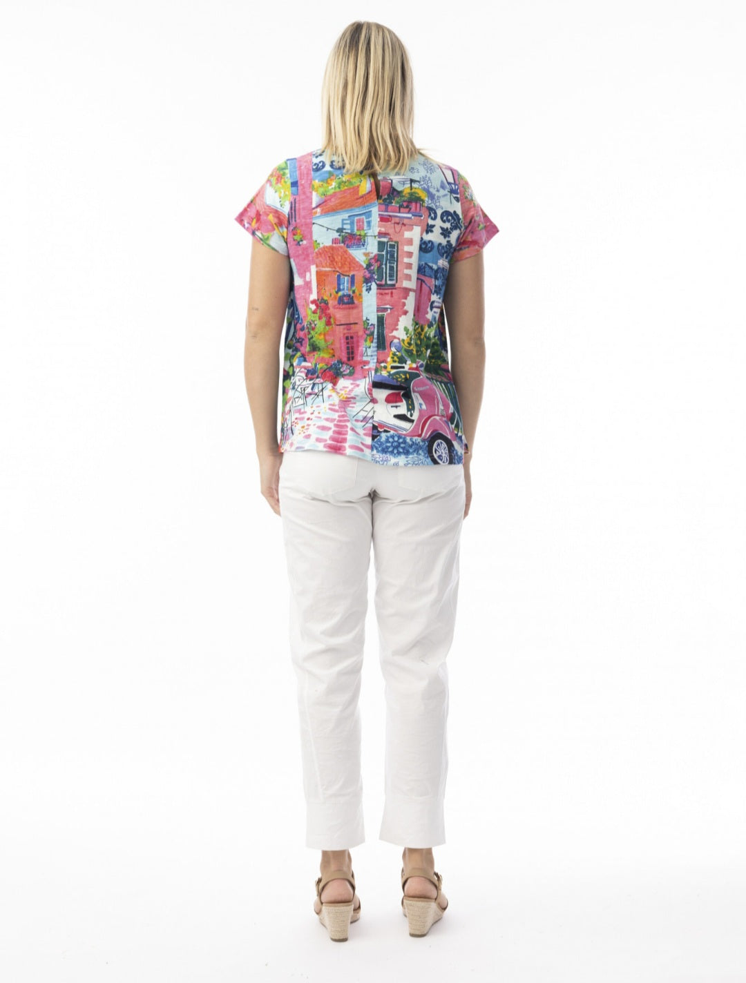 Orientique 23098S Print Top