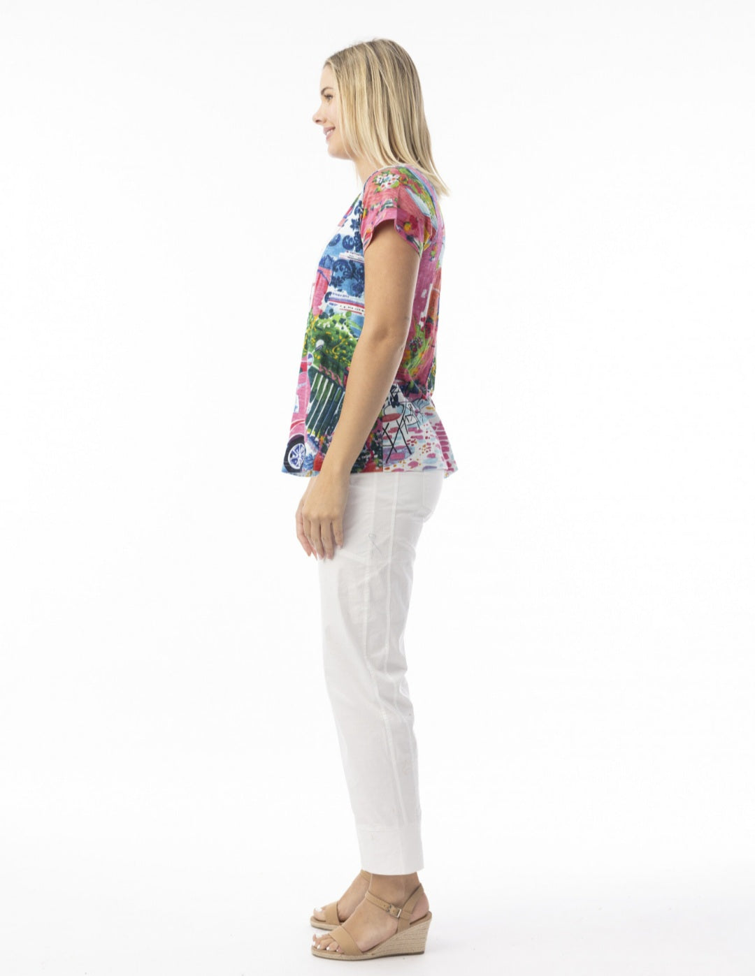 Orientique 23098S Print Top