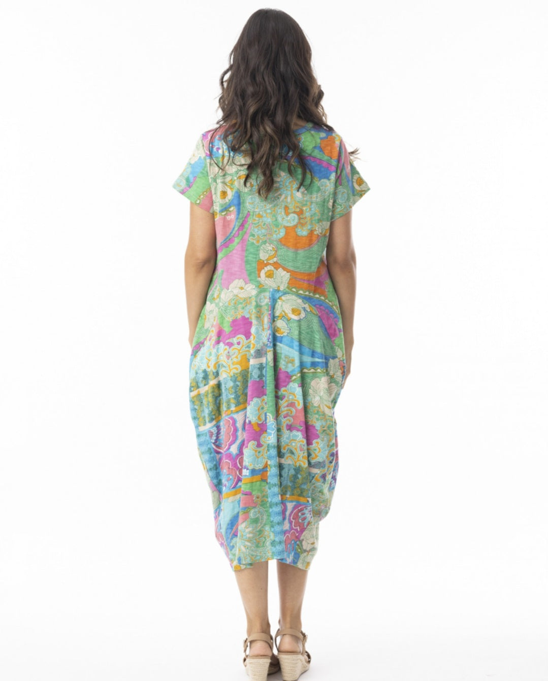 Orientique 20134 Santa Cruz Print Dress