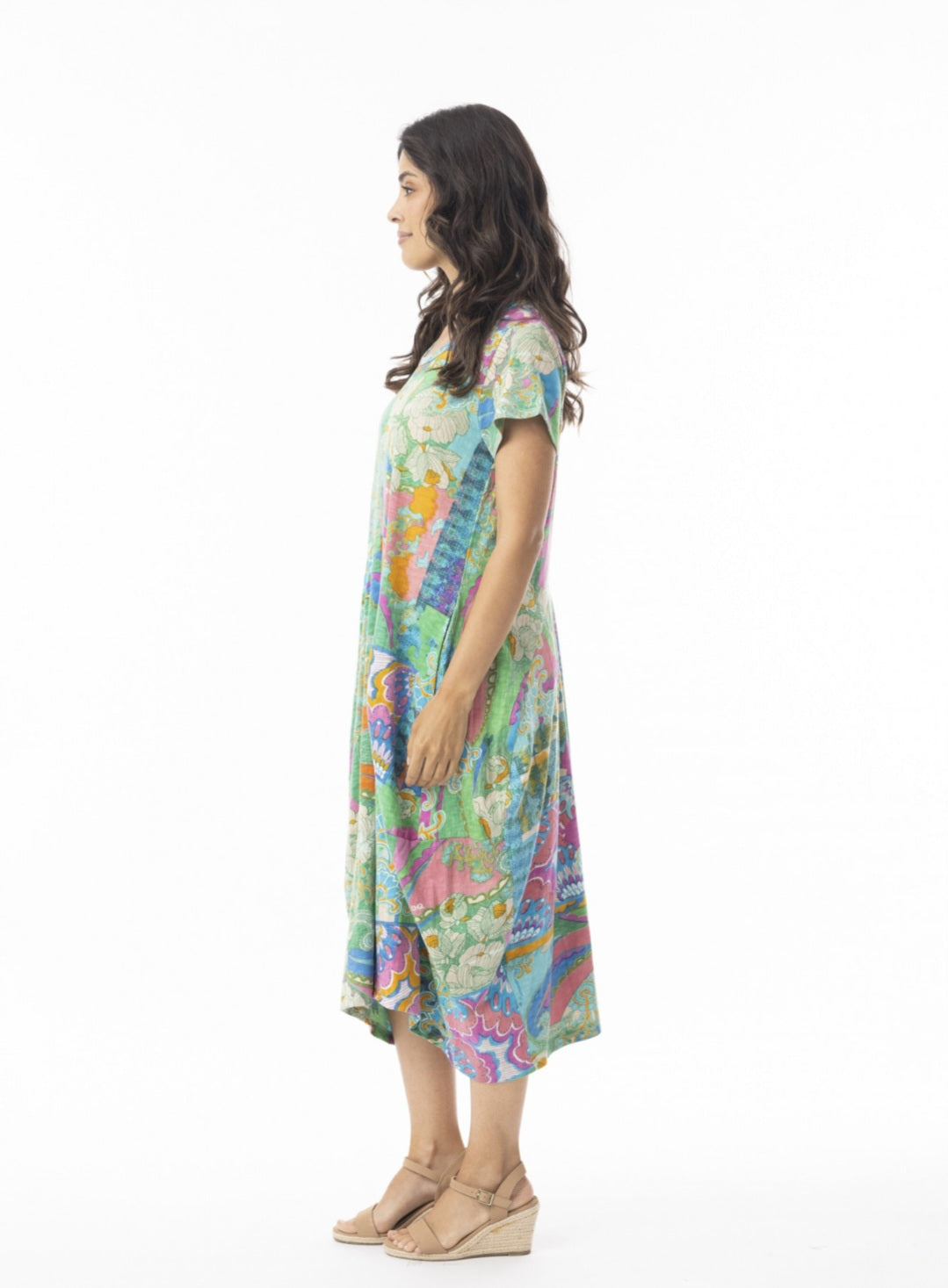 Orientique 20134 Santa Cruz Print Dress