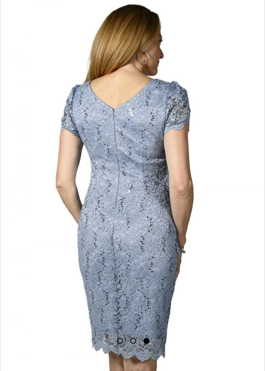FL 238225 Blue Event Dress